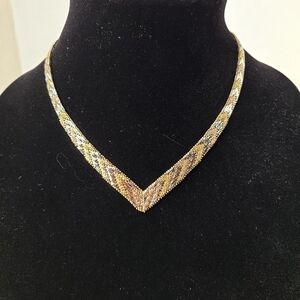 Italian Diamond Cut Sterling Silver Necklace